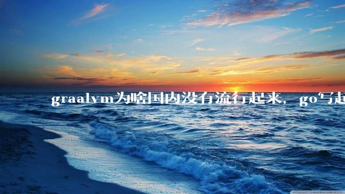 graalvm为啥国内没有流行起来，go写起来实在太恶心了，难道任凭go独霸云原生？