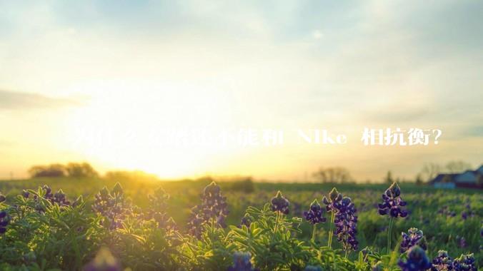 为什么安踏还不能和 Nike 相抗衡？