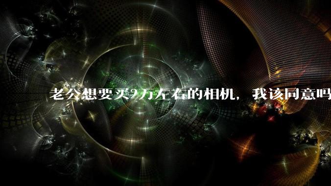 老公想要买2万左右的相机，我该同意吗？